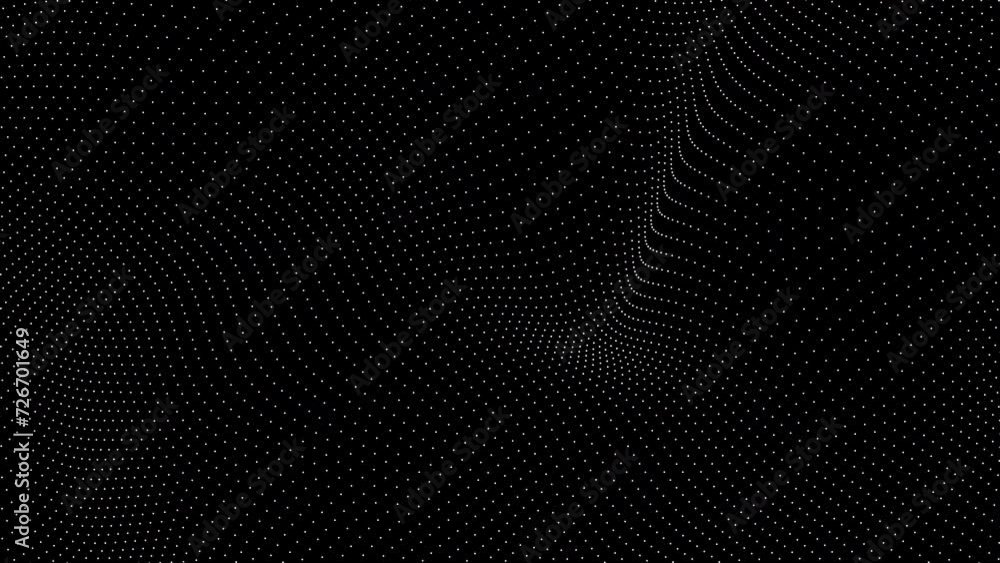 Abstract wavy particles lines flowing. Light blue background animation with glowing light. Seamless Loop video. Digital, cyber and technology background. Abstract wavy particles lines flowing. Light blue background animation with glowing light. Seamless Loop video. Digital, cyber and technology background.