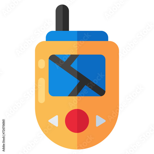 A unique design icon of walkie talkie 