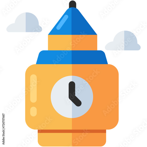 Perfect design icon of big ben