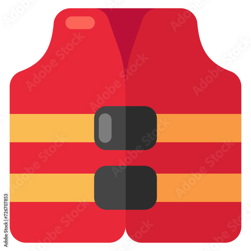 Modern design icon of life jacket