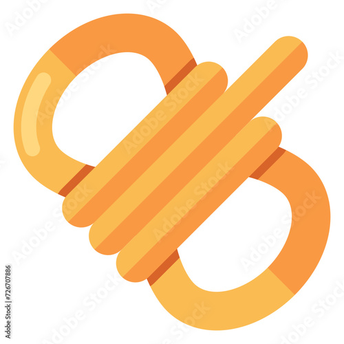 An icon design of rope
