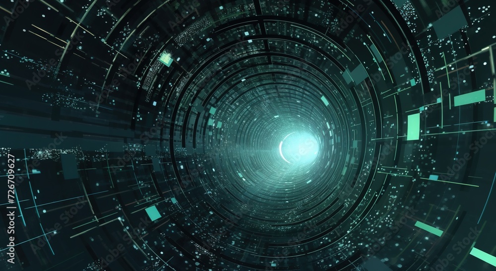 Abstract Particle Technology Background Abstract Particle Technology Background