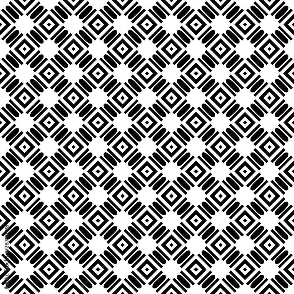 Black seamless abstract pattern. Overlay for background and backdrop. Ornamental design. PNG graphic illustration with transparent background.