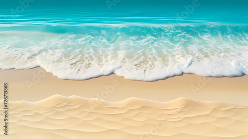 Abstract beautiful beach background with crystal clear water