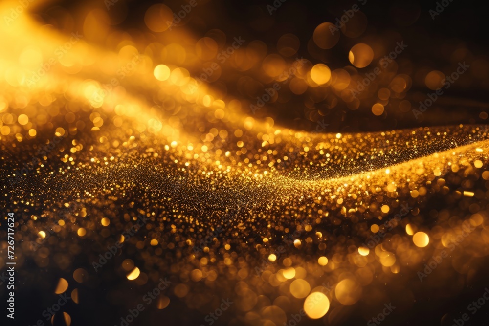 Capturing The Beauty Of Vibrant Golden Sparkles In A Perfectly Symmetrical Photo Capturing The Beauty Of Vibrant Golden Sparkles In A Perfectly Symmetrical Photo