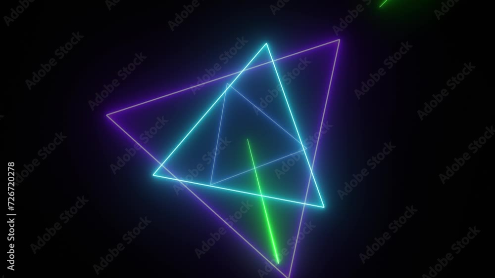 Technology Neon Light Award VJ Loop LED Background in 4K. Technology Neon Light Award VJ Loop LED Background in 4K.