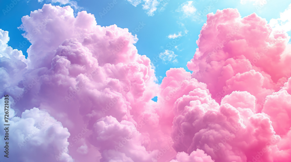 blue - pink clouds