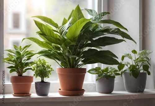 Potted plant for home and garden