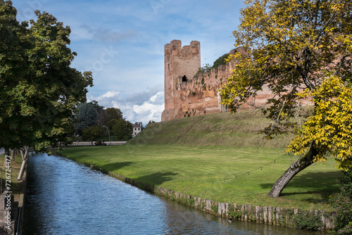 Walled city of Cittadella, Padua province, Italy photo