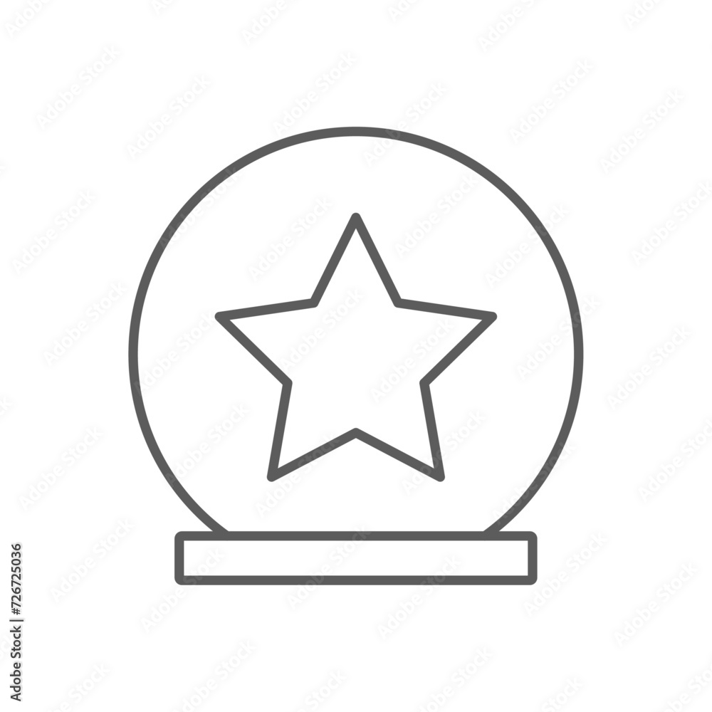 Vector flat illustration. Victory icon. Award, badge, winner's medal, victory cup. Perfect icon for your design. Vector flat illustration. Victory icon. Award, badge, winner's medal, victory cup. Perfect icon for your design.
