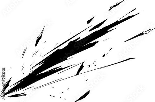 power blast comic action effect drawing lines generated with AI	
