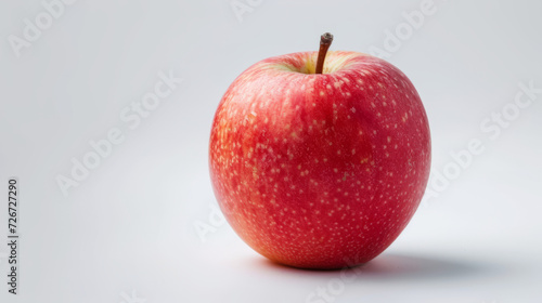 An apple on white background