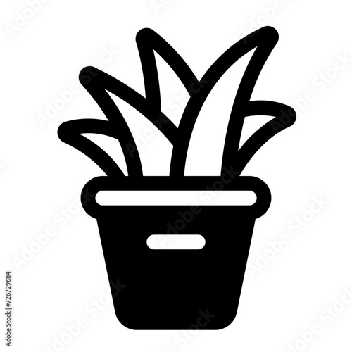 Plant Glyph Icon