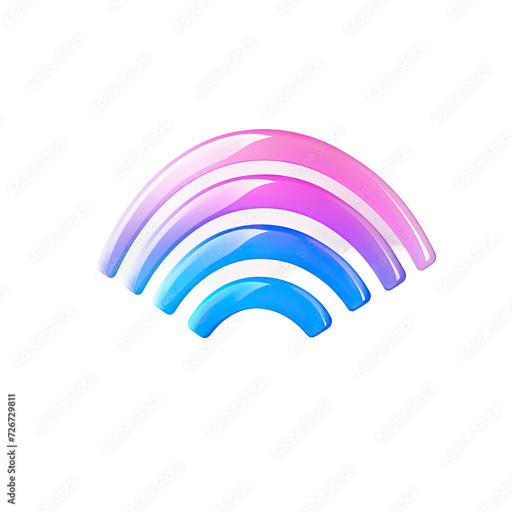 Wi-Fi icon isolated on white or transparent background Wi-Fi icon isolated on white or transparent background