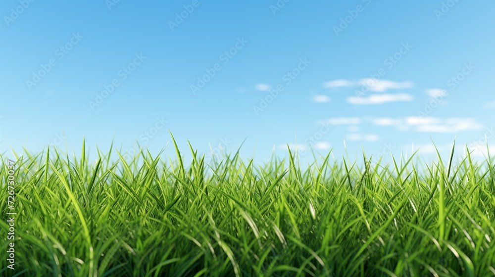 Fototapeta premium grass and clear sky