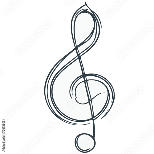 treble clef photo