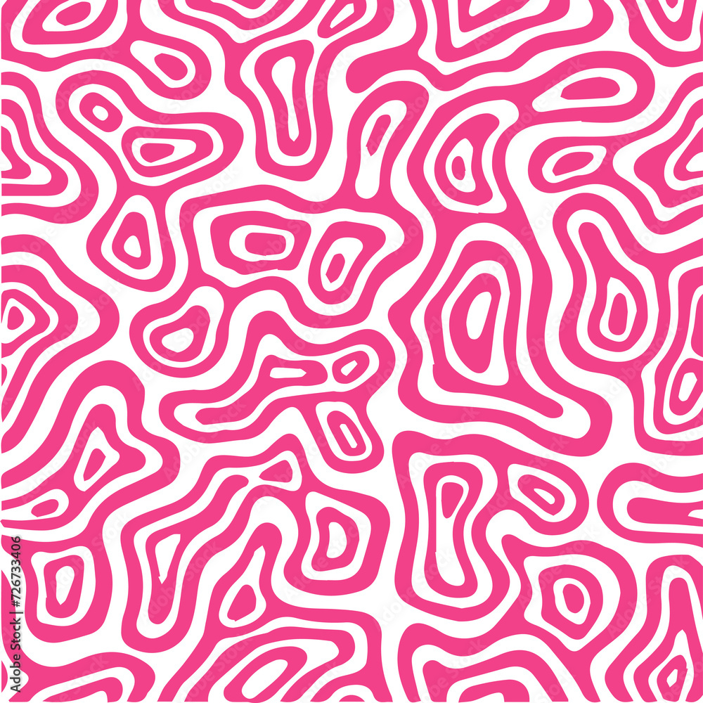 Abstract pattern. PNG format. Suitable for any design, textile design, printing and brand book. Abstract pink background