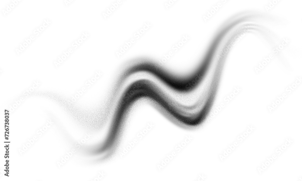 black blurry curve lines effect, black blur wavy stripes