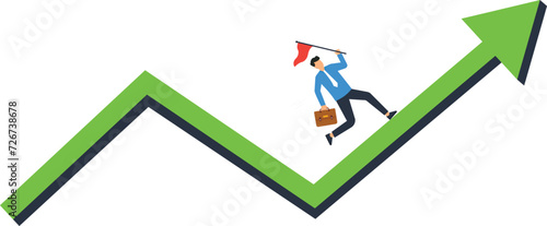 Investment profit and earning, stock market growth or fund flow depend on interest rate and inflation concept,
