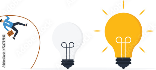 Business transformation and change management or transition to better innovative company, improvement and adaptation to new normal concept,
