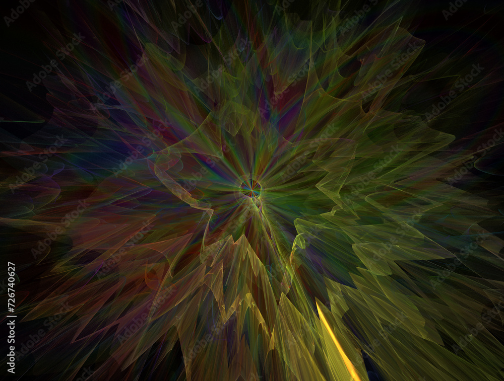 Fototapeta premium Imaginatory fractal abstract background Image