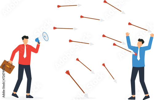 Verbal Violence and target audience for advertising, Finding candidate for job vacancy and finding customer or client, People focus group research concept,
