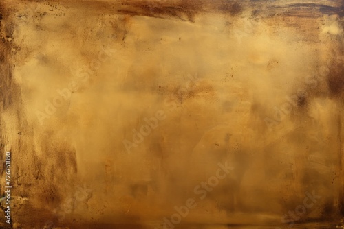 Old Brass Plate Texture with Tarnish and Industrial Feel for Background and Design Projects