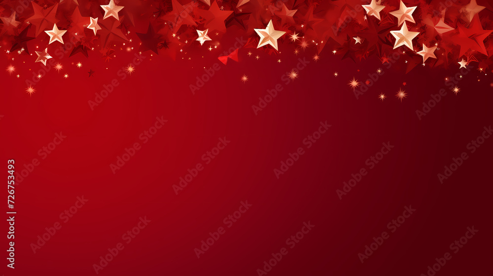 Holiday decorative border, festive background with festive star decoration Holiday decorative border, festive background with festive star decoration