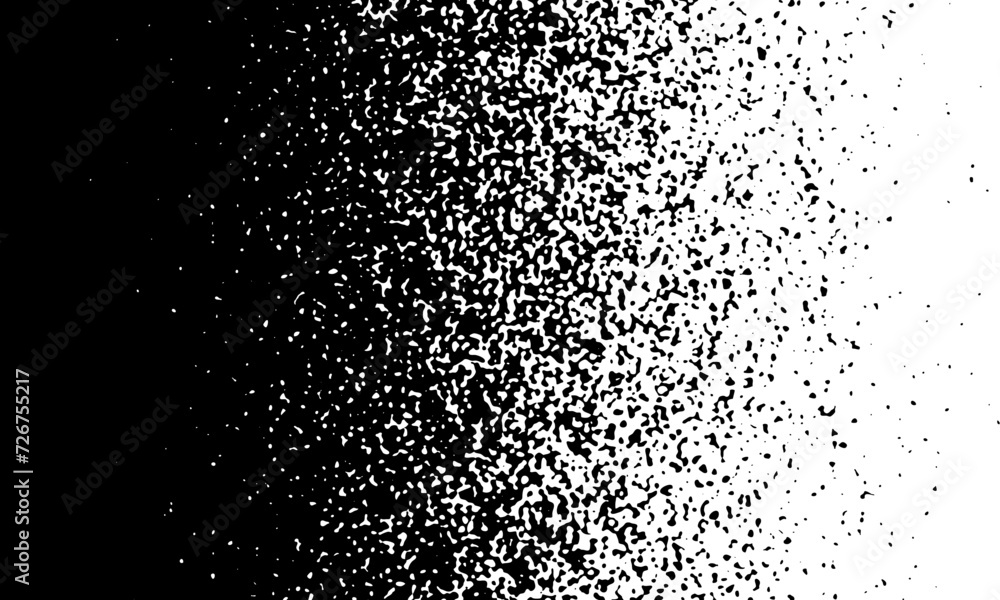 Black on white background. Black and white dissolve halftone grunge effect. Vector Illustration Black on white background. Black and white dissolve halftone grunge effect. Vector Illustration