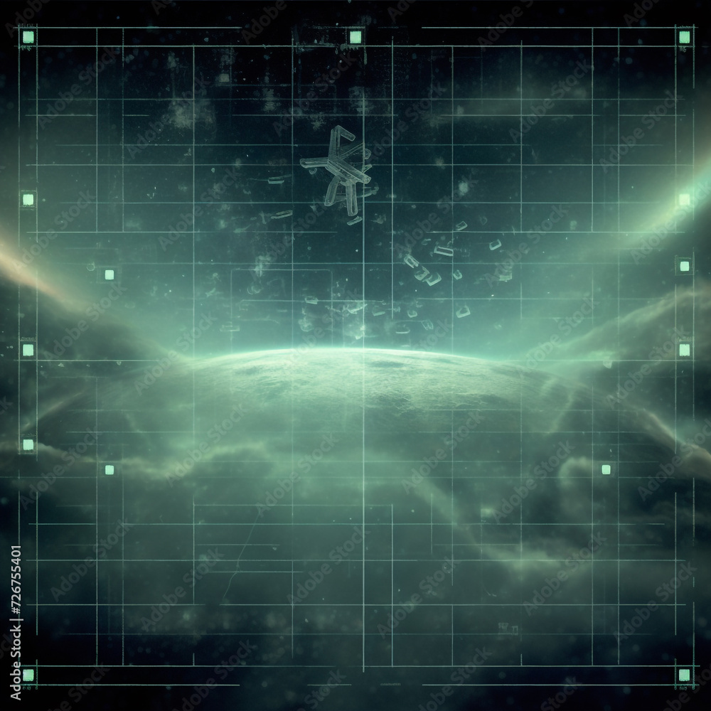 Science Fiction User Interface, UI, Retro Future, Generative AI Science Fiction User Interface, UI, Retro Future, Generative AI