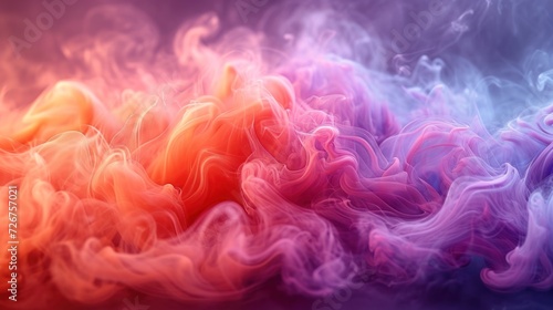  a multicolored cloud of smoke is shown in the middle of an image of a red, orange, and blue smoke.