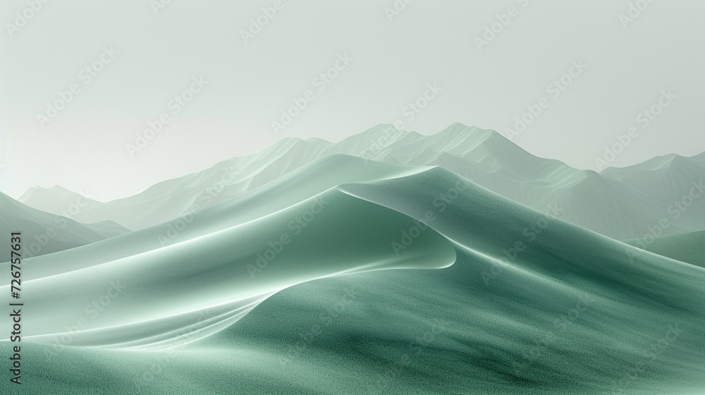Lime Green Sand Texture Background with Muted Surrealism Effect Showing Mounds, Waves, and Granules of Textured Glittering Sand