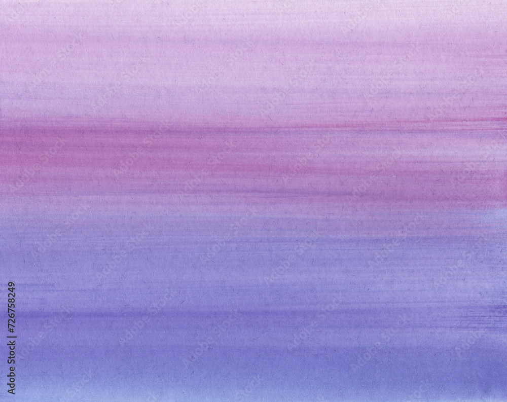 Fototapeta premium Watercolor artistic background. The colors used are blue and purple.