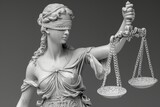 Themis, female with scales with a blindfold, honesty, court, fair sentence, justice, judgement