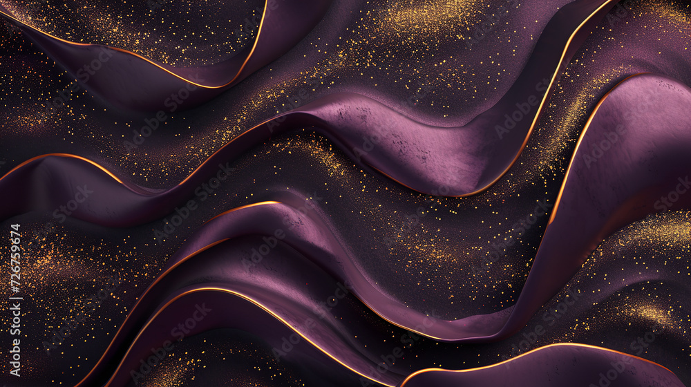 texture of luxury smooth dark rubyn curved surface made by abstract shapes with gold glitter texture of luxury smooth dark rubyn curved surface made by abstract shapes with gold glitter