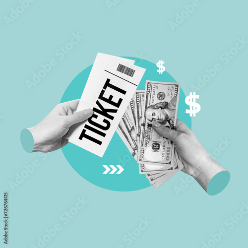 Businessman Hand, Buy Ticket, Ticket, Scalper, Symbol, buy ticket, buy cash, hand with money, hand with ticket, transaction, purchase, sale, resale, Accessibility, Event, Agreement, Sold Out