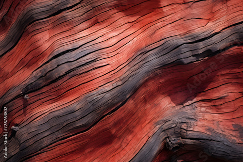 bark of a tree with many wavy lines