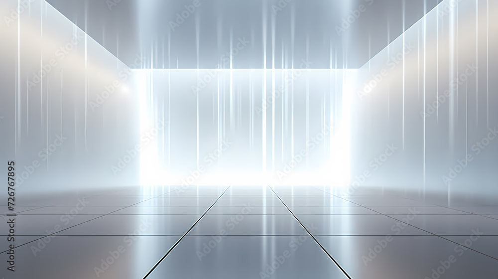 3D space, light shining from above, empty room 3D space, light shining from above, empty room