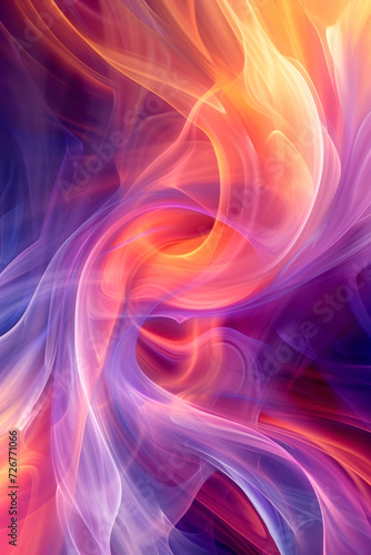 Vertical abstract swirls and curves background, a dynamic and fluid scene featuring abstract swirls and curves in harmonious patterns.