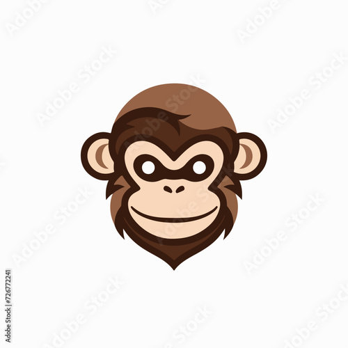 Monkey in cartoon, doodle style. Image for t shirt. Isolated 2d vector illustration in logo, icon, sketch style, Eps 10. AI Generative © Alexey