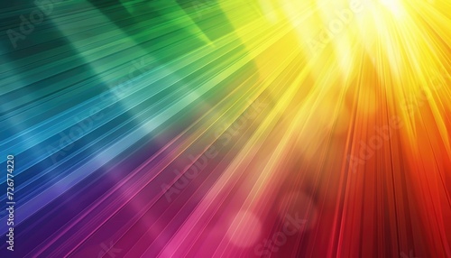 Abstract minimalistic colourful rays and beams backdrop, spotlight background with party lasers and beams