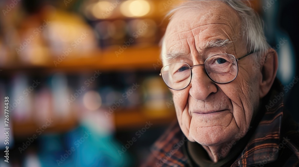 Senior man active on his job Senior man active on his job