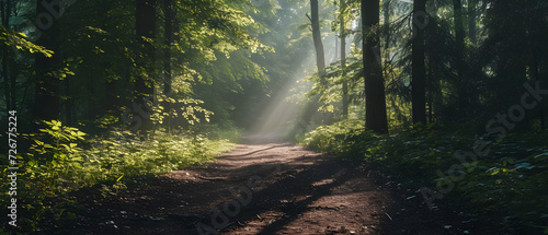 Forest Dirt Path