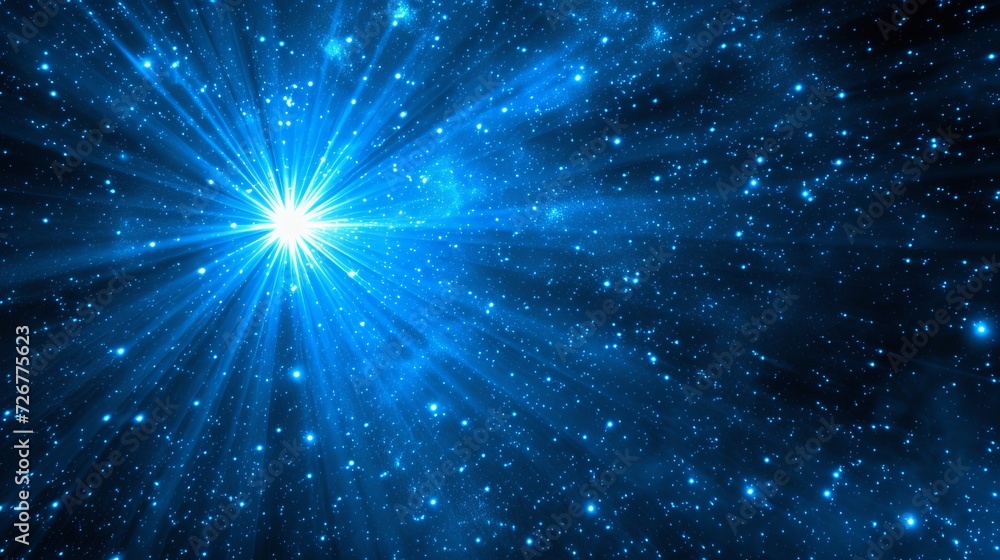Bright epiphany star shining in night sky with adoration of baby jesus, copy space Bright epiphany star shining in night sky with adoration of baby jesus, copy space