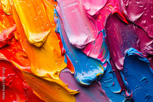 abstract background of colorful paint, with a look of hope and optimism