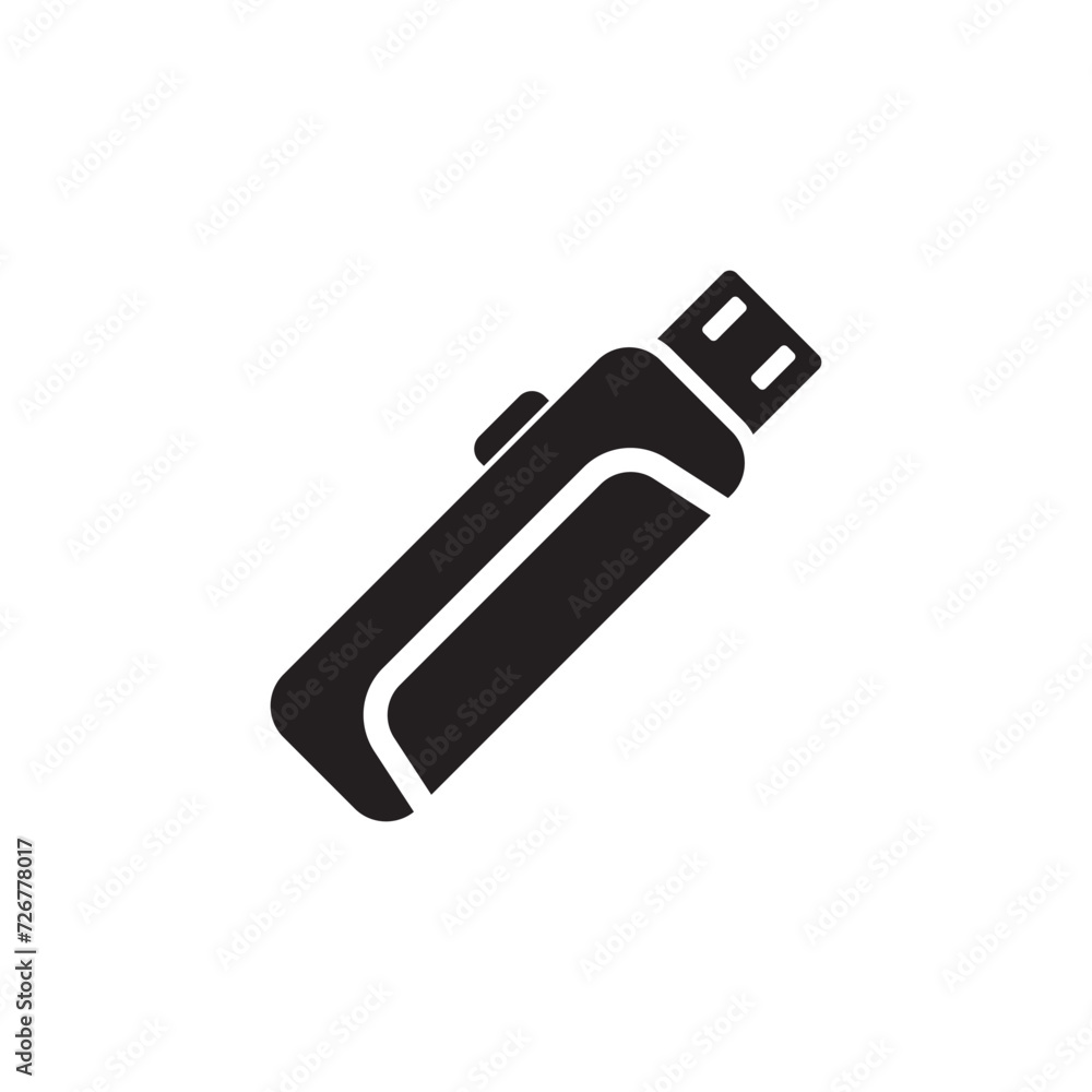 USB data transfer logo vector template USB data transfer logo vector template