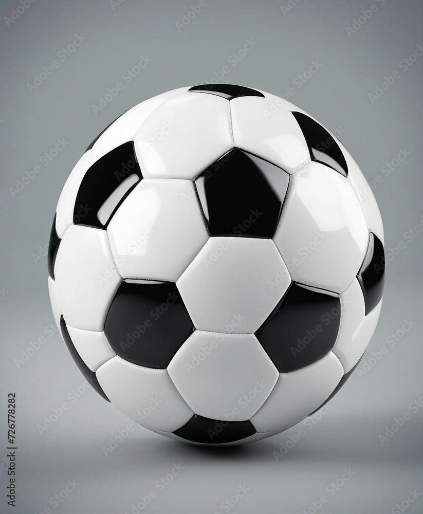 one peace soccer ball, isolated white background

