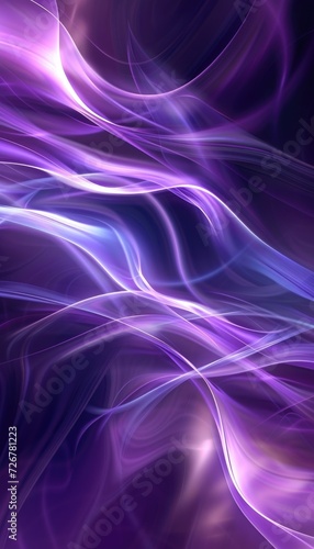 Futuristic abstract purple coloured wavy forms background 