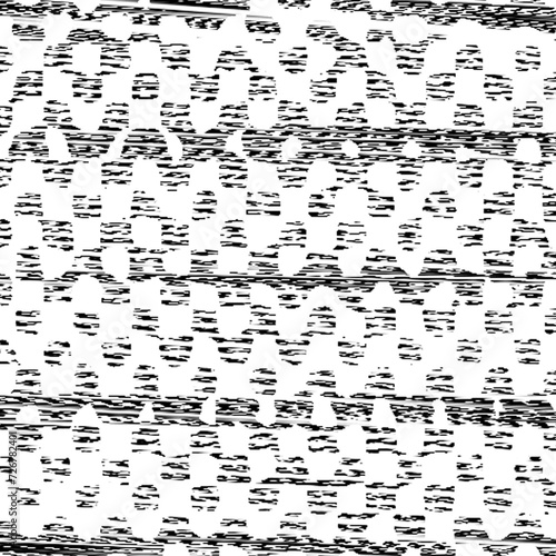 An abstract black and white halftone grunge texture background image.