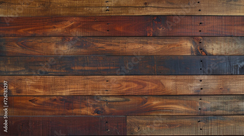 timber wood brown wall plank panel texture background. Generative Ai photo